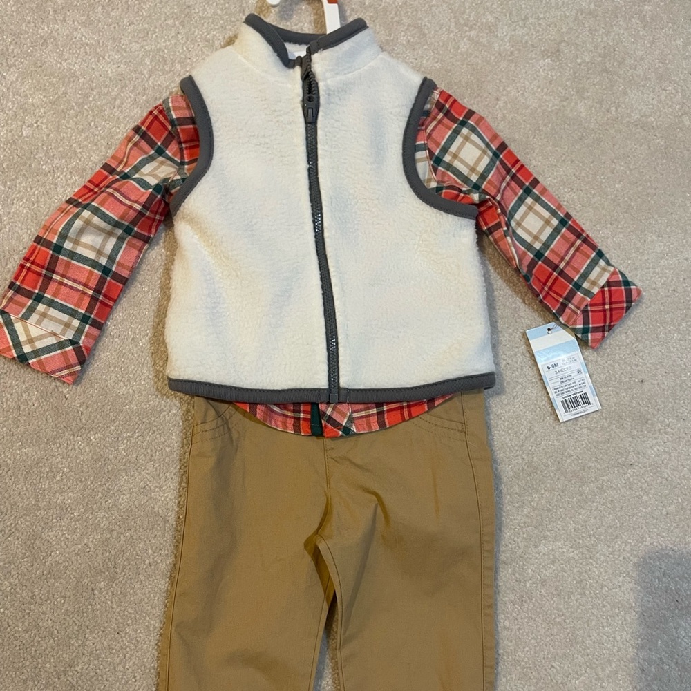 6-9 months boys outfit.